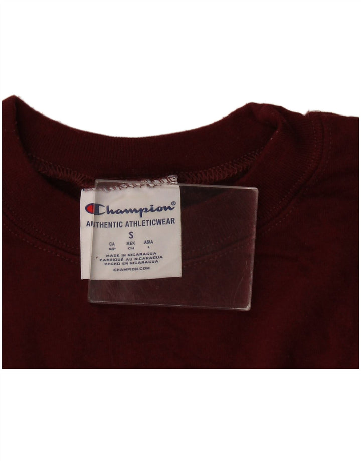 Champion Mens Minnesota Duluth Graphic Φούτερ Jumper Small Burgundy