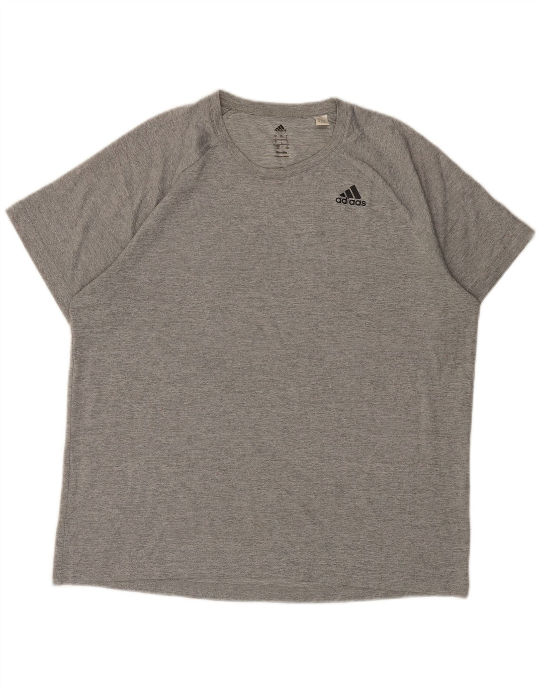 Ανδρικό T-Shirt Climalite ADIDAS Top Large Grey Flecked