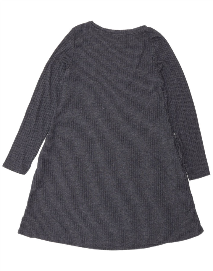 Marks & Spencer Γυναικείο φόρεμα Jumper UK 10 Small Grey Polyester