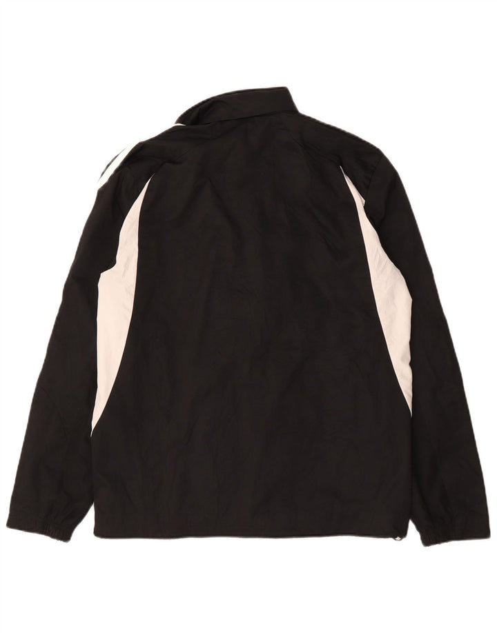 Adidas Ανδρικό μπουφάν βροχής UK 36 Small Black Colourblock Polyester