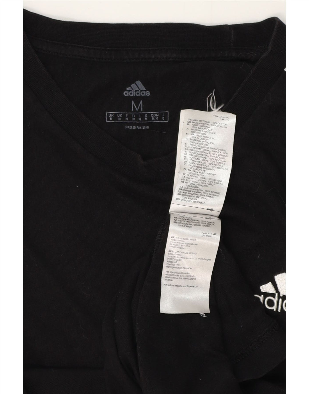 Ανδρικό T-Shirt ADIDAS Top Μεσαίο μαύρο βαμβακερό