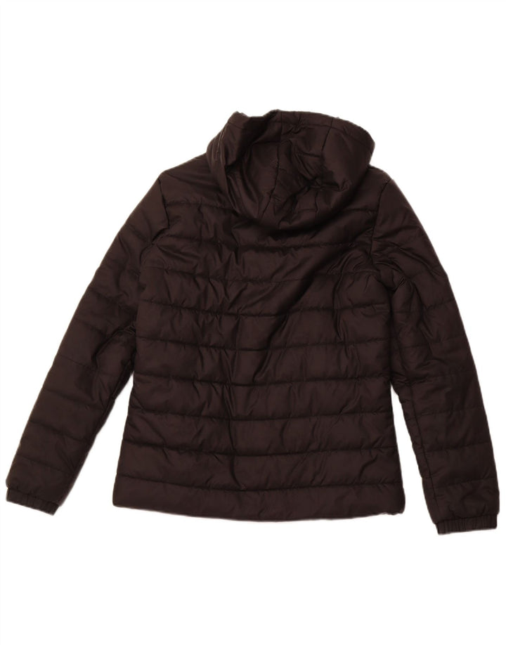 PUMA Mens Hooded Padded Jacket UK 36 Small Black Polyester