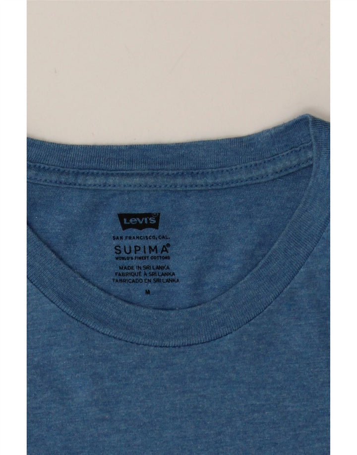 LEVI'S Mens T-Shirt Top Medium Blue Cotton Vintage Levi's and Second-Hand Levi's from Messina Hembry 