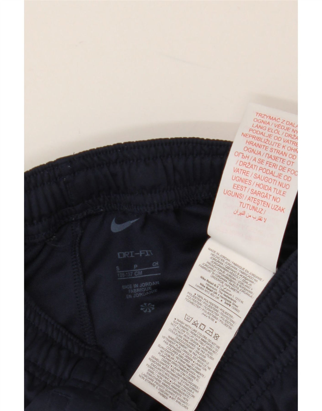Παντελόνι αθλητικής φόρμας NIKE Girls 8-9 Years Small Navy Blue