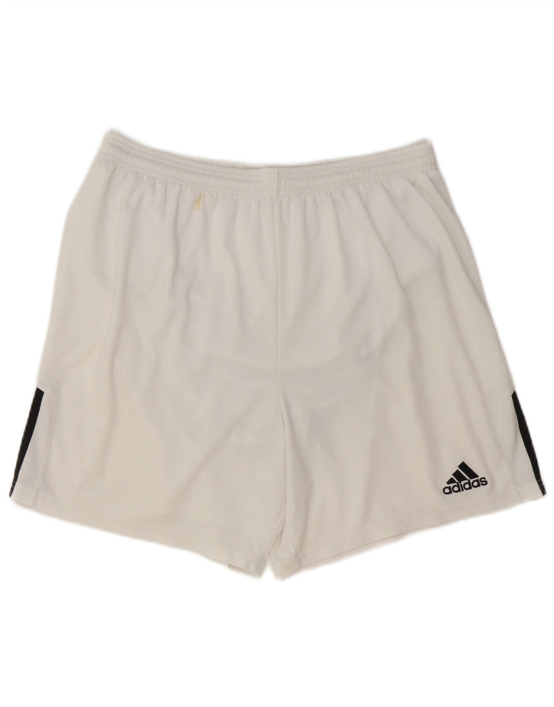 Ανδρικό αθλητικό σορτς Adidas με μεγάλο λευκό χρώμα πολυεστέρα