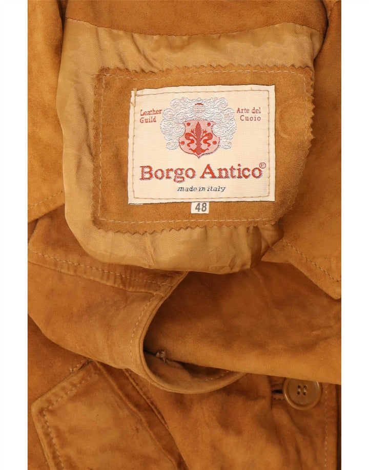 Borgo Antico Γυναικείο Σουέντ Μπουφάν IT 48 XL Δερμάτινο μπεζ