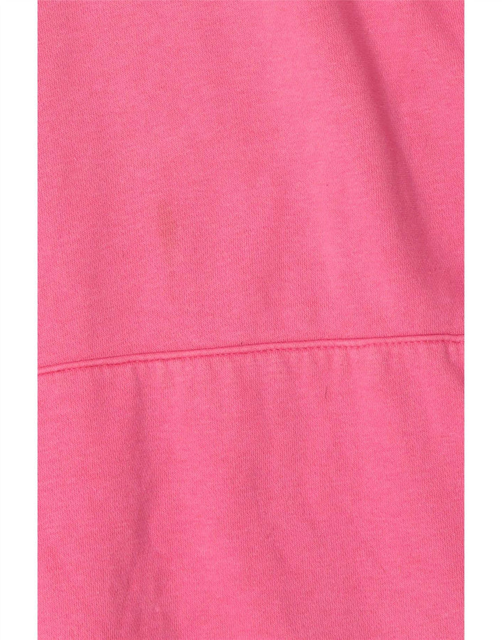 Nike Mens Hoodie Jumper Medium Pink Cotton