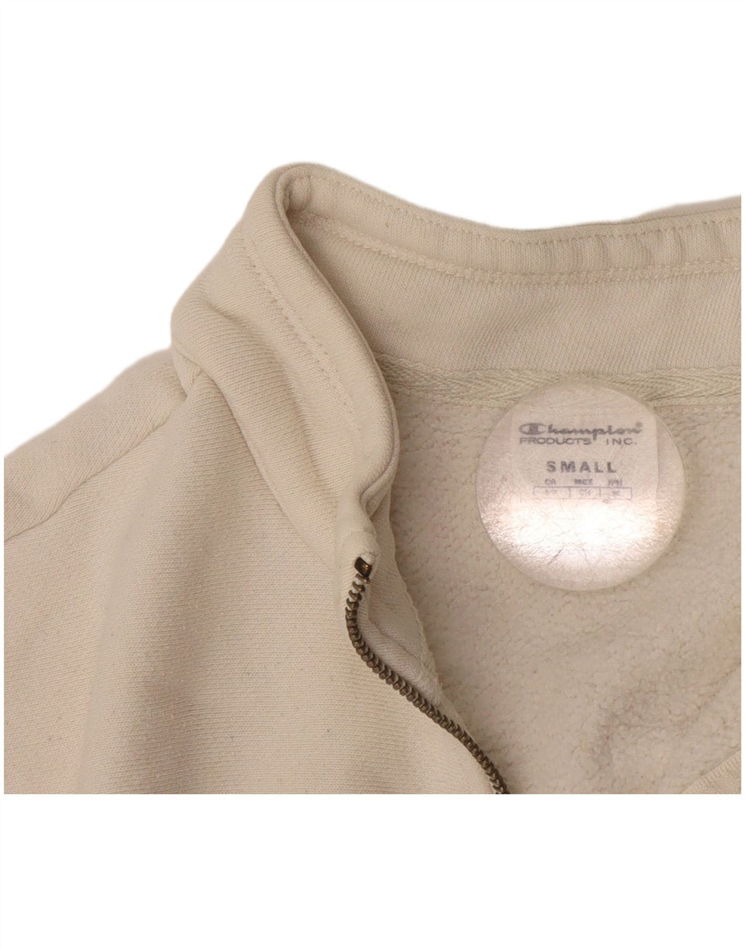 Ανδρική φούτερ με φερμουάρ Champion, Jumper Small White