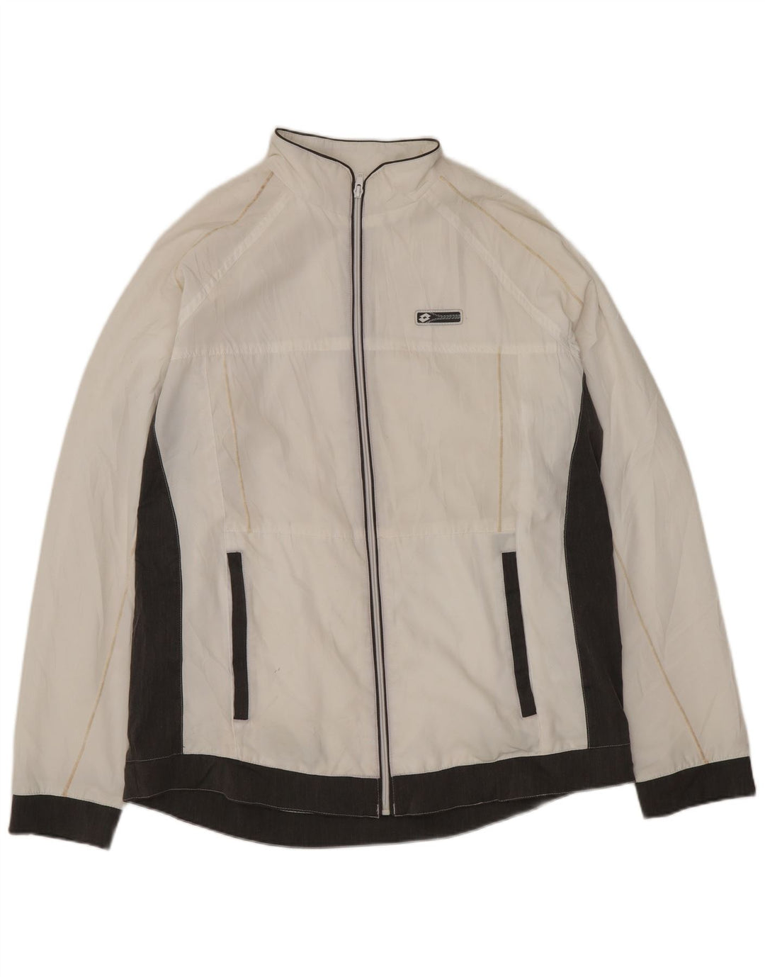 Γυναικεία αθλητική φόρμα LOTTO Top Jacket UK 18 XL White Colourblock Polyester