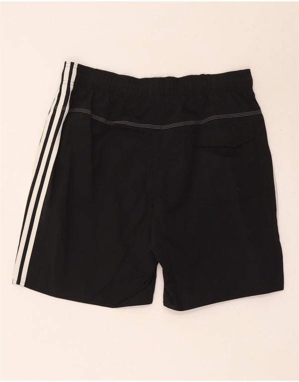 Ανδρικό αθλητικό σορτς Adidas μεγάλο μαύρο πολυεστέρα