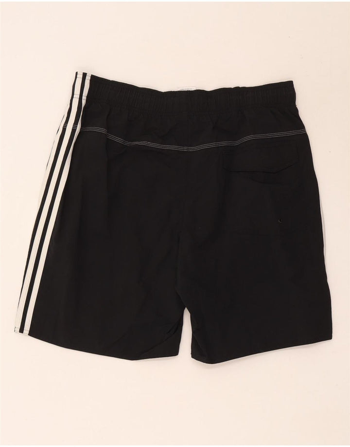 Ανδρικό αθλητικό σορτς Adidas μεγάλο μαύρο πολυεστέρα
