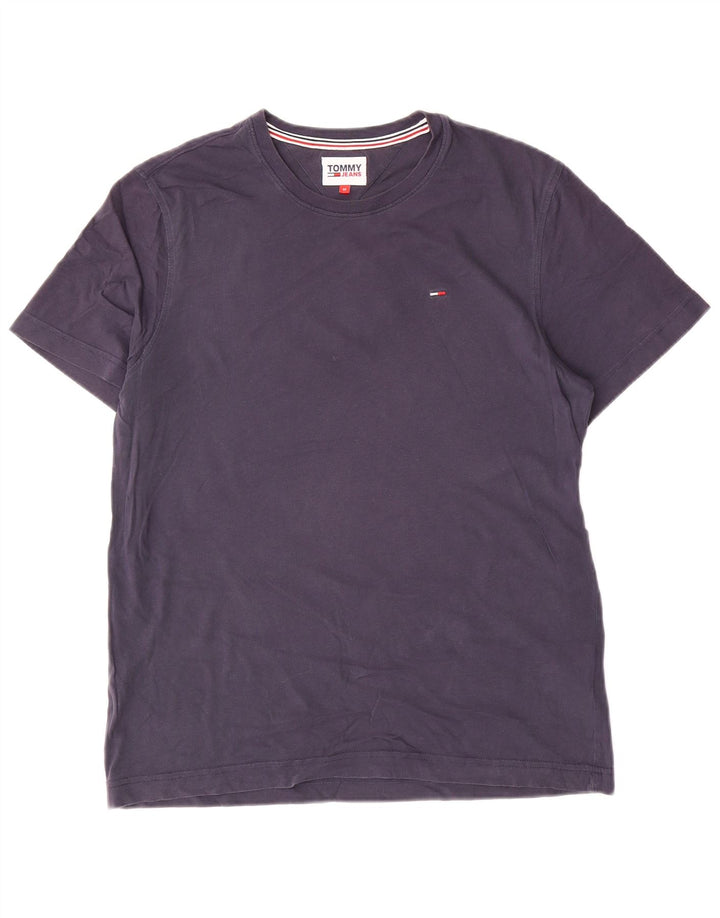 Ανδρικό T-Shirt Tommy Hilfiger Τοπ μεσαίου μπλε βαμβακερό