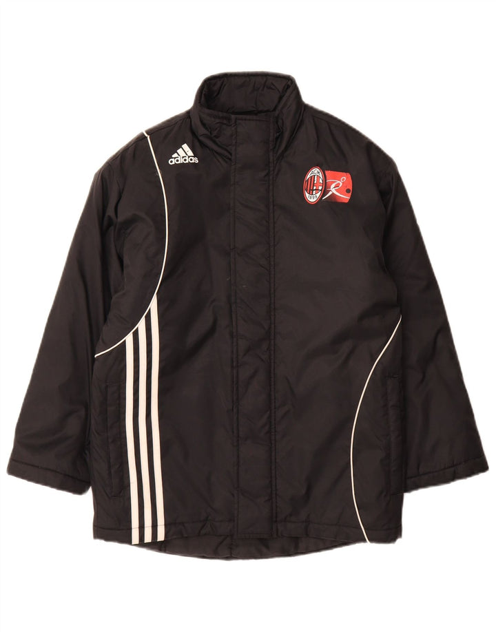 Παλτό Adidas Boys AC Milan 9-10 ετών Μαύρο Πολυεστέρας