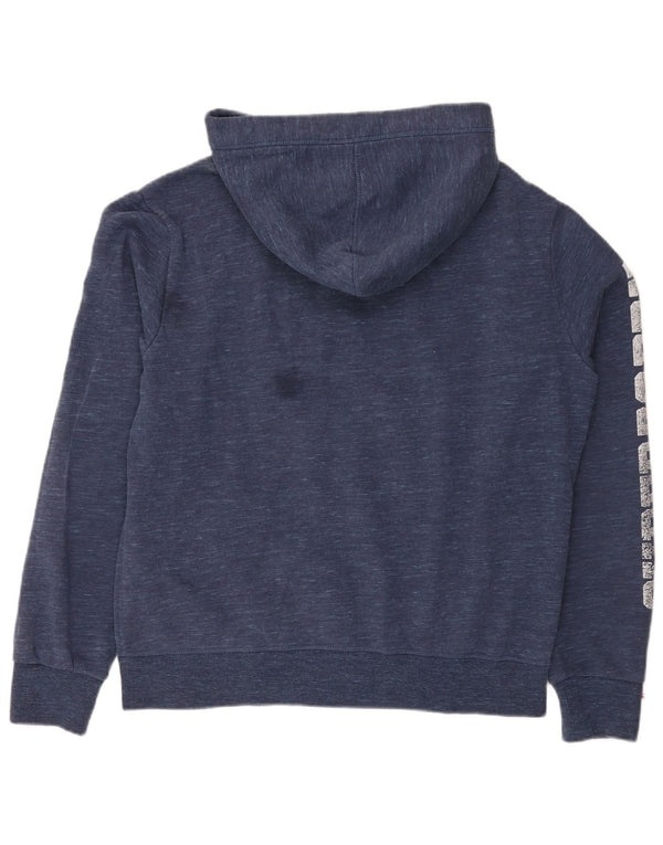 Ανδρικό πουλόβερ με κουκούλα με φερμουάρ Superdry XL Navy Blue Cotton