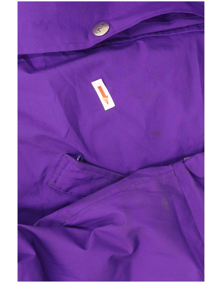 FILA Ανδρικό Μπουφάν σκι 2XL Μωβ Βαμβακερό