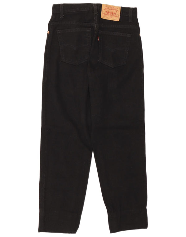 Γυναικείο ψηλό κωνικό τζιν Levi's US 9 Medium W29 L28 μαύρο βαμβακερό
