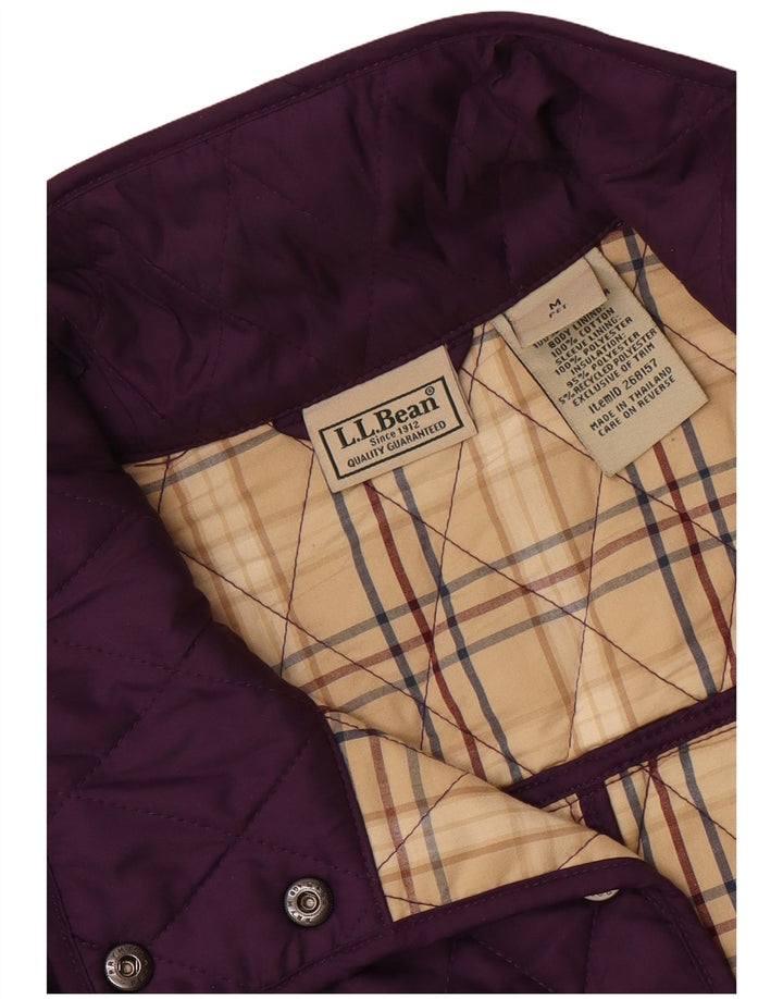Γυναικείο καπιτονέ μπουφάν L.L.Bean UK 14 Medium Purple Polyester