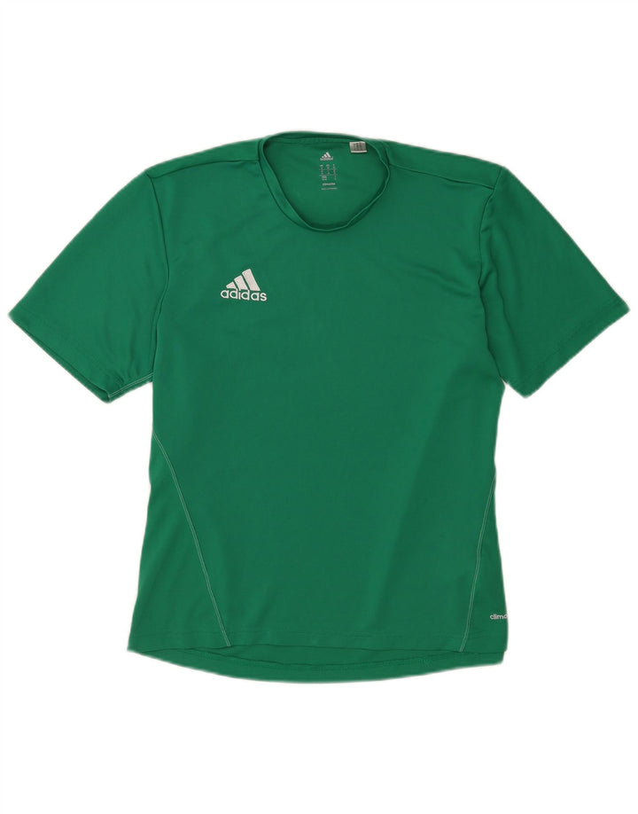 Ανδρικό T-Shirt Climalite Adidas Top Μεσαίο Πράσινο Πολυεστέρας