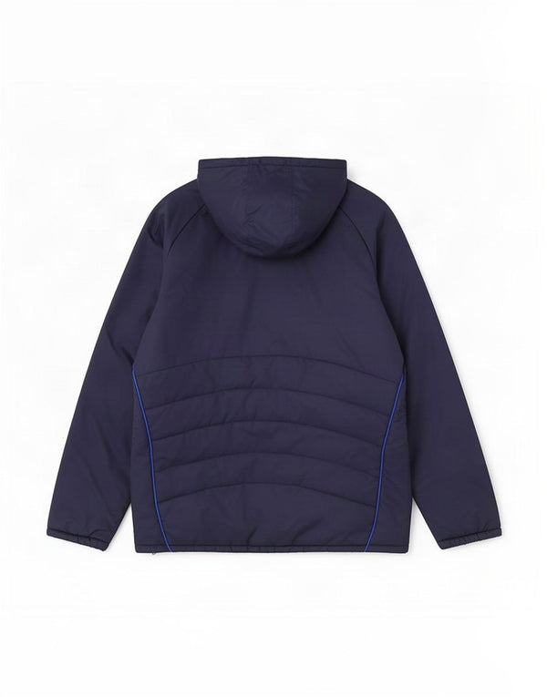 Ανδρικό μπουφάν Adidas Chelsea FC με κουκούλα UK 46/48 XL Navy Blue Nylon
