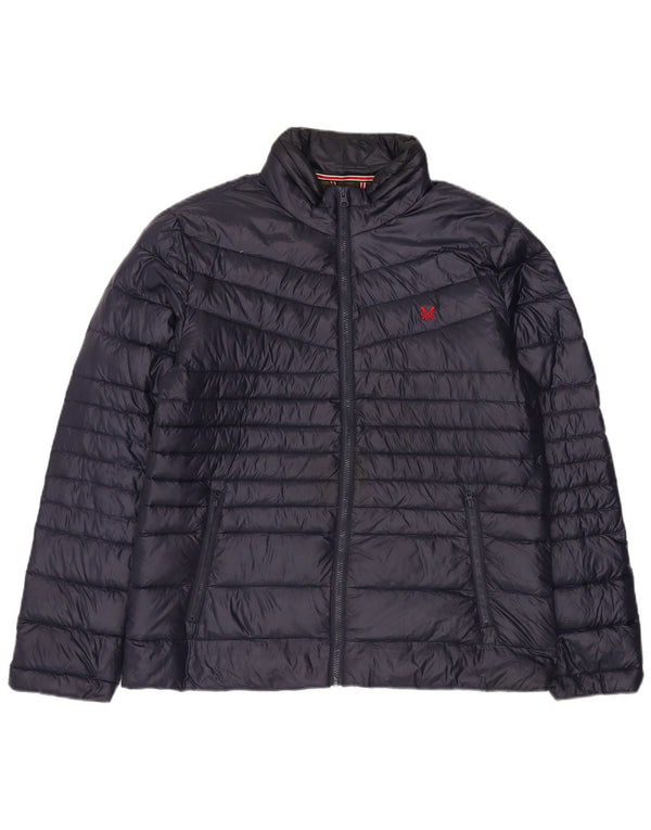Crew Clothing Ανδρικό μπουφάν με κουκούλα UK 42 XL Navy Blue Nylon