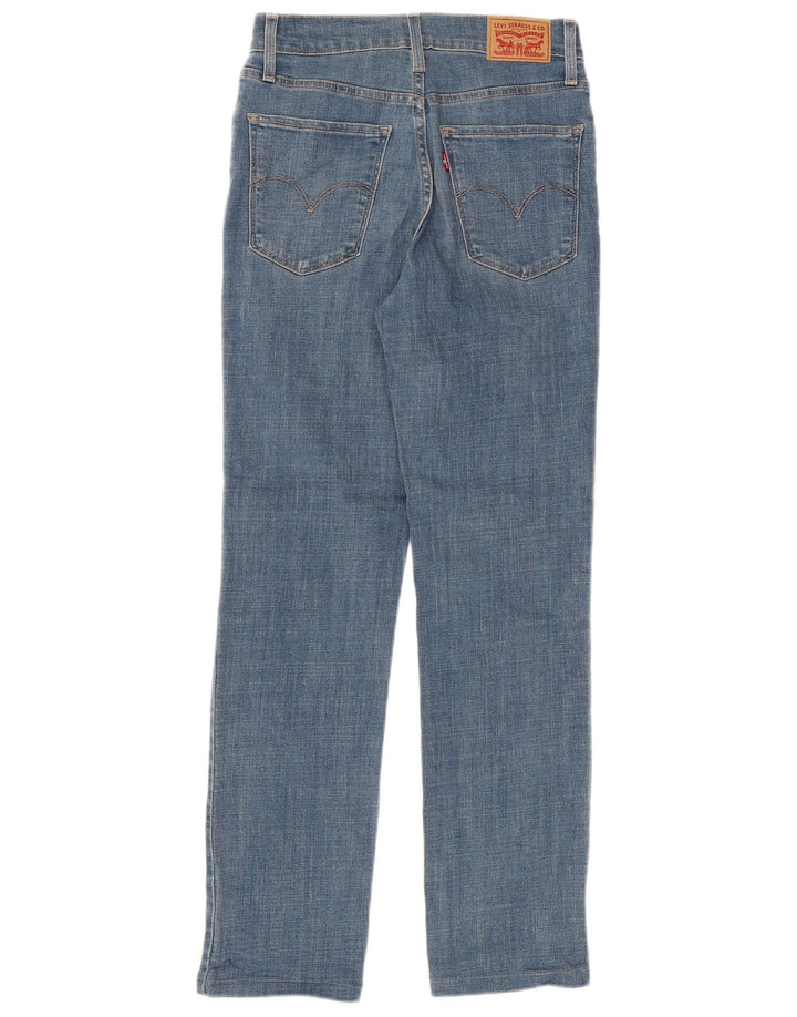 LEVI'S Γυναικείο 724 Ψηλό ίσιο Τζιν W26 L32 Μπλε