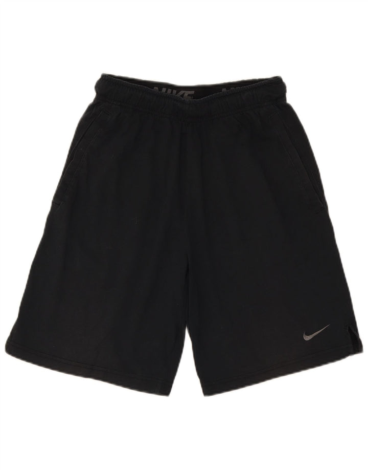 Ανδρικό αθλητικό σορτς Nike Dri Fit, μικρό μαύρο βαμβακερό