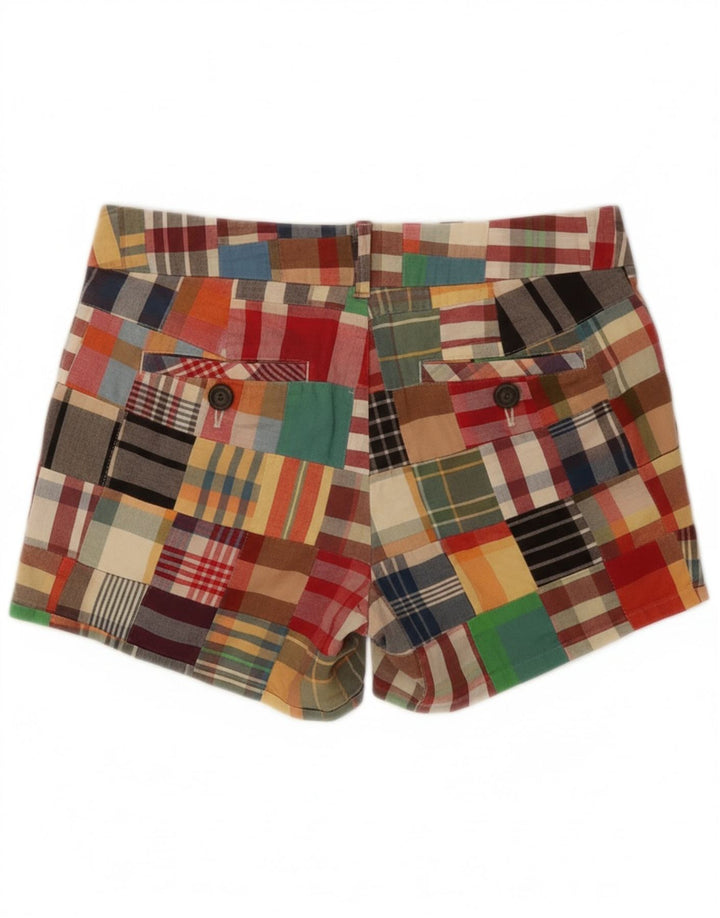 J. CREW Womens City Fit Chino Shorts US 0 XS W30  Multicoloured Patchwork Vintage J. Crew and Second-Hand J. Crew from Messina Hembry 
