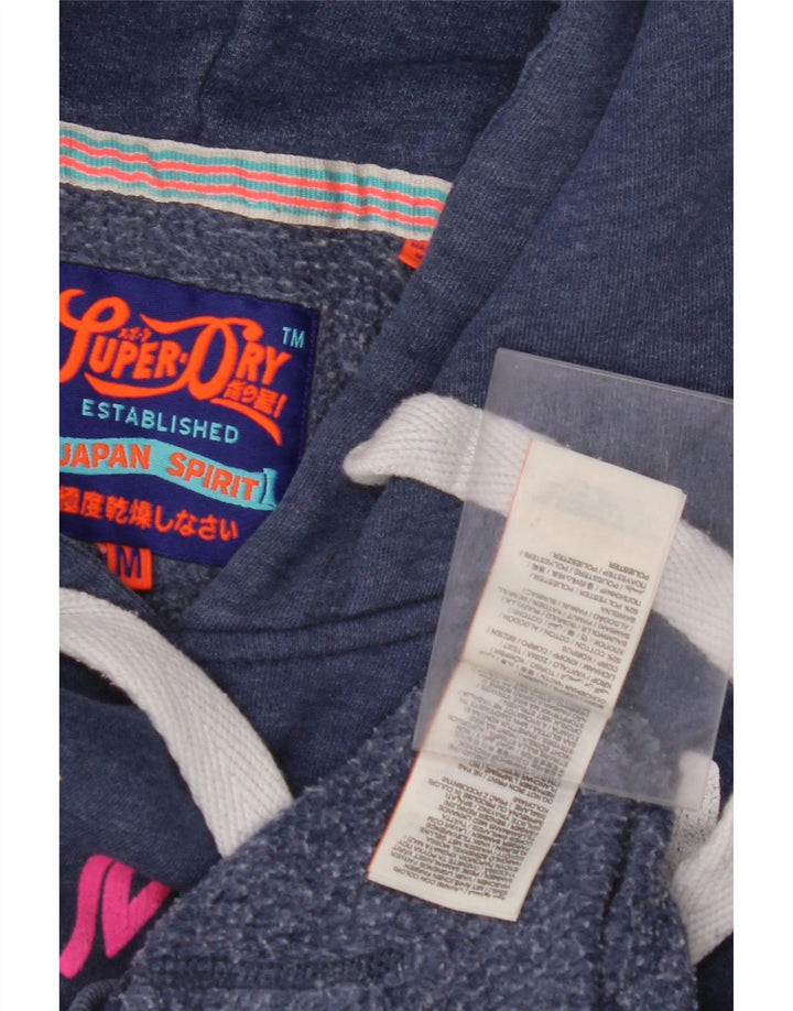 SUPERDRY Γυναικείο γυναικείο φούτερ με κουκούλα 14 μεσαίου χρώματος βαμβακερό