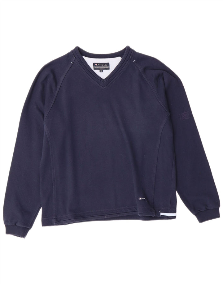 Champion Γυναικεία φούτερ μεγάλου μεγέθους Jumper UK 6 XS Navy Blue Cotton