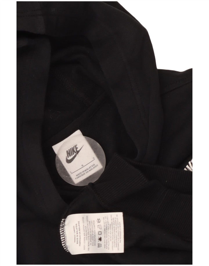 Nike Girls NYC 12-13 Years Large Black Cotton