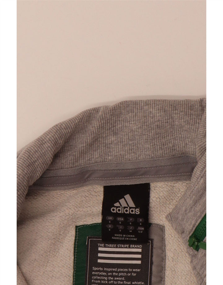 ADIDAS Mens State Adi Dassler Graphic Tracksuit Top Jacket Small Grey