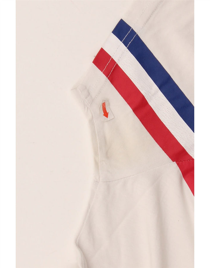 Ανδρικό γραφικό μπλουζάκι Alpha Industries Top Βαμβακερό μεσαίο λευκό ριγέ