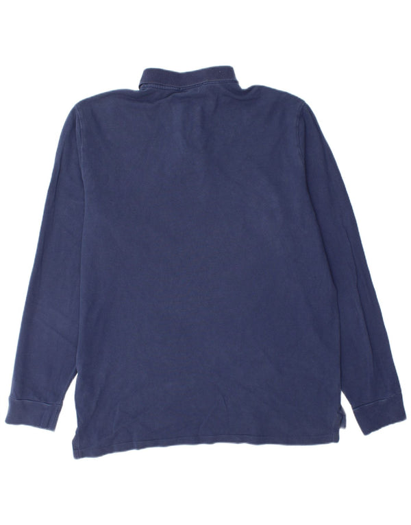 POLO RALPH LAUREN Ανδρικό πουκάμισο Polo με λεπτή εφαρμογή, μεγάλο μπλε ναυτικό