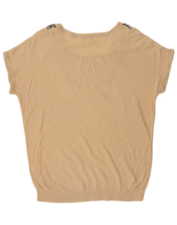 Γυναικεία μπλούζα Monsoon Top UK 14 Medium Beige Fair Isle