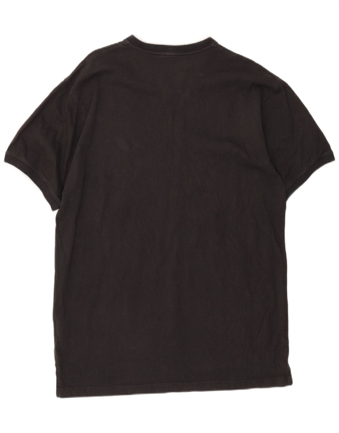 OASIS Mens T-Shirt Top 2XL Black Cotton