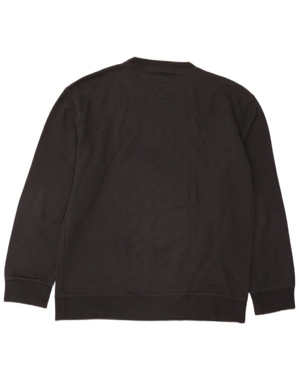 Ανδρικό φούτερ Tommy Hilfiger Jumper XL Μαύρο βαμβακερό