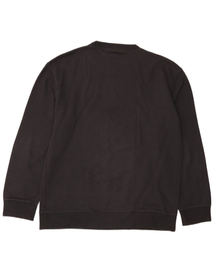Ανδρικό φούτερ Tommy Hilfiger Jumper XL Μαύρο βαμβακερό