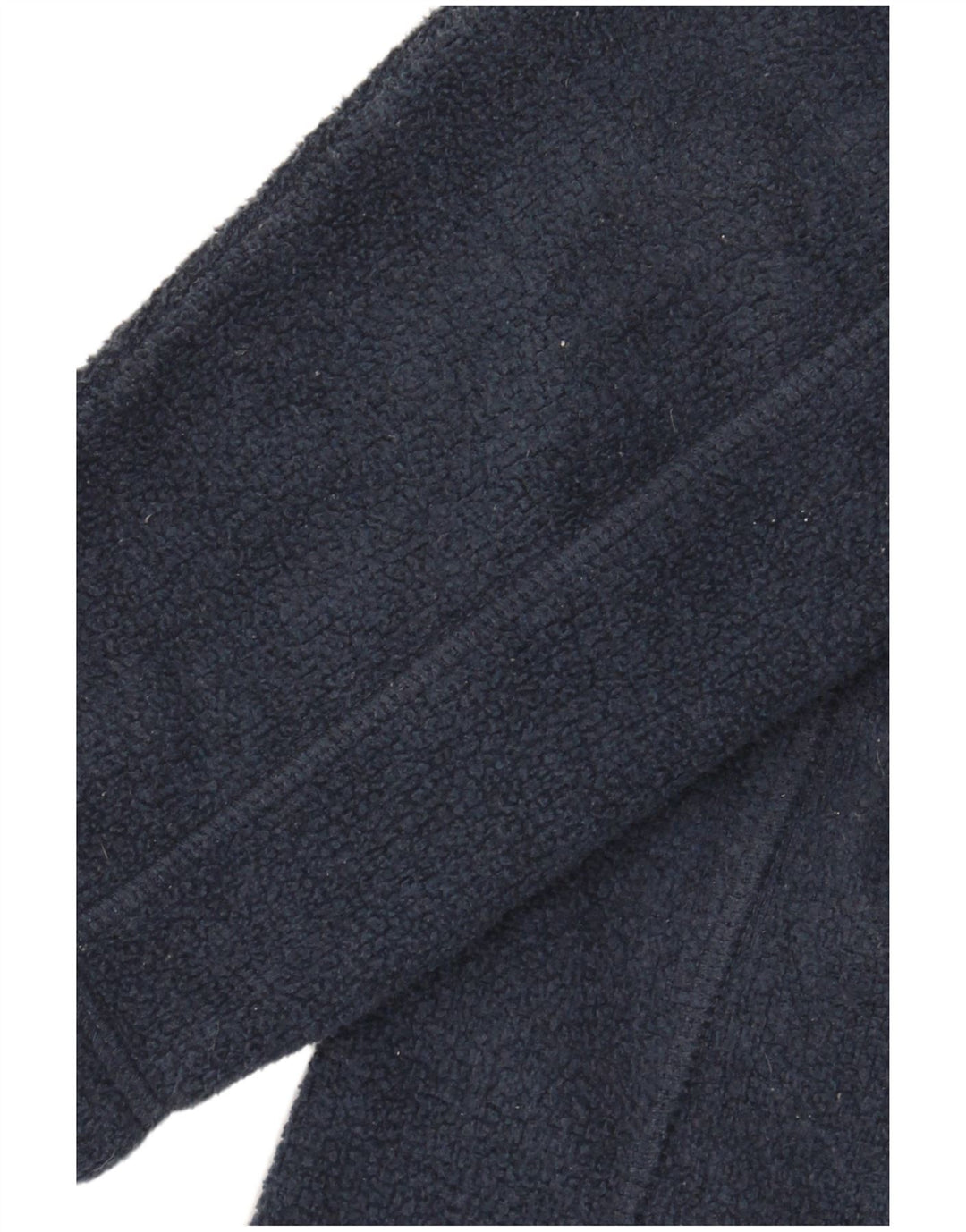 Χοντρό πρόσωπο για αγόρια με φερμουάρ Fleece Jumper 10-11 ετών Navy Blue Polyester