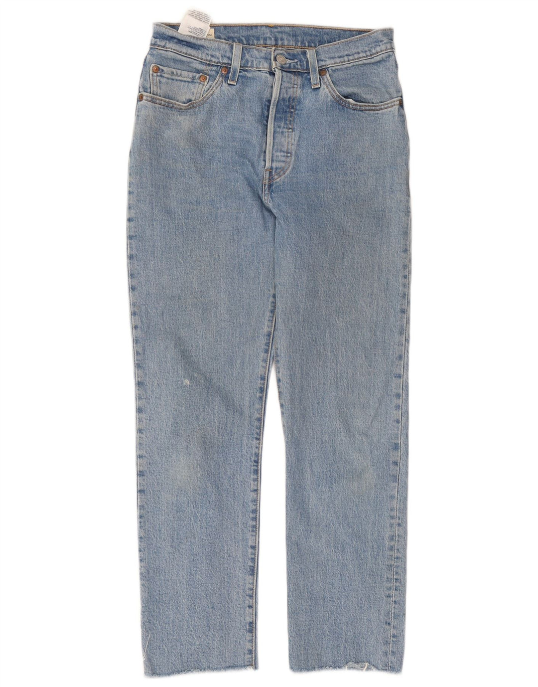 Levi's Womens 501 Straight Jeans W28 L28 Blue Cotton