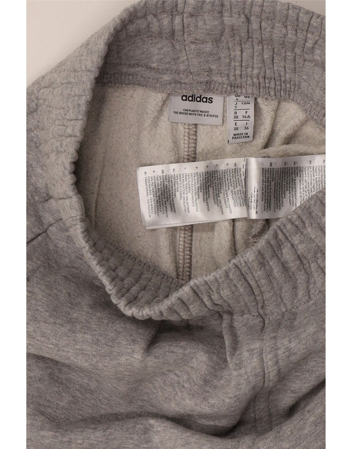 Γυναικεία αθλητική φόρμα ADIDAS Παντελόνι Joggers UK 4 XS Γκρι βαμβακερό