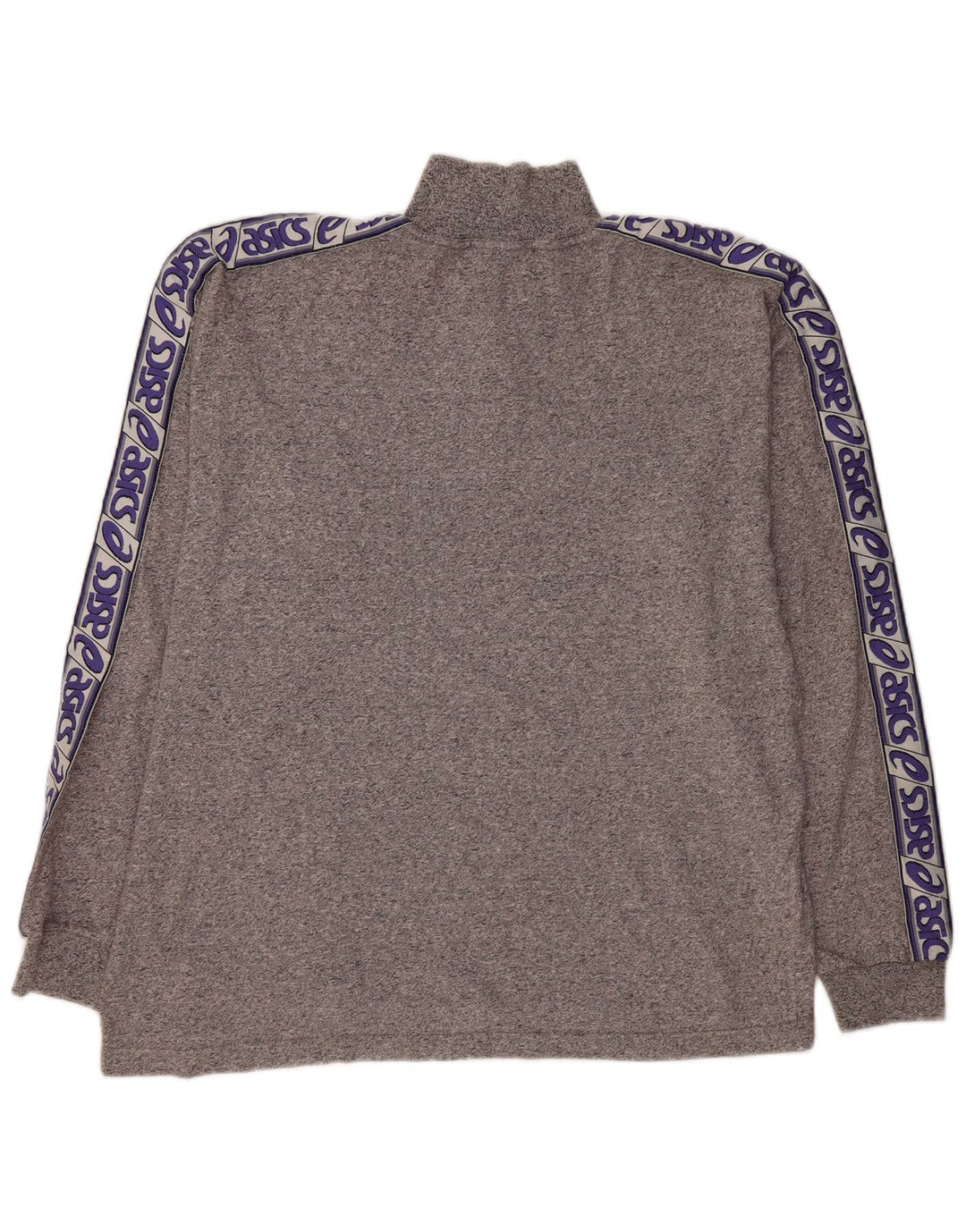 ASICS Ανδρικό φερμουάρ Γραφικό τοπ Μακρύ μανίκι 2XL Γκρι