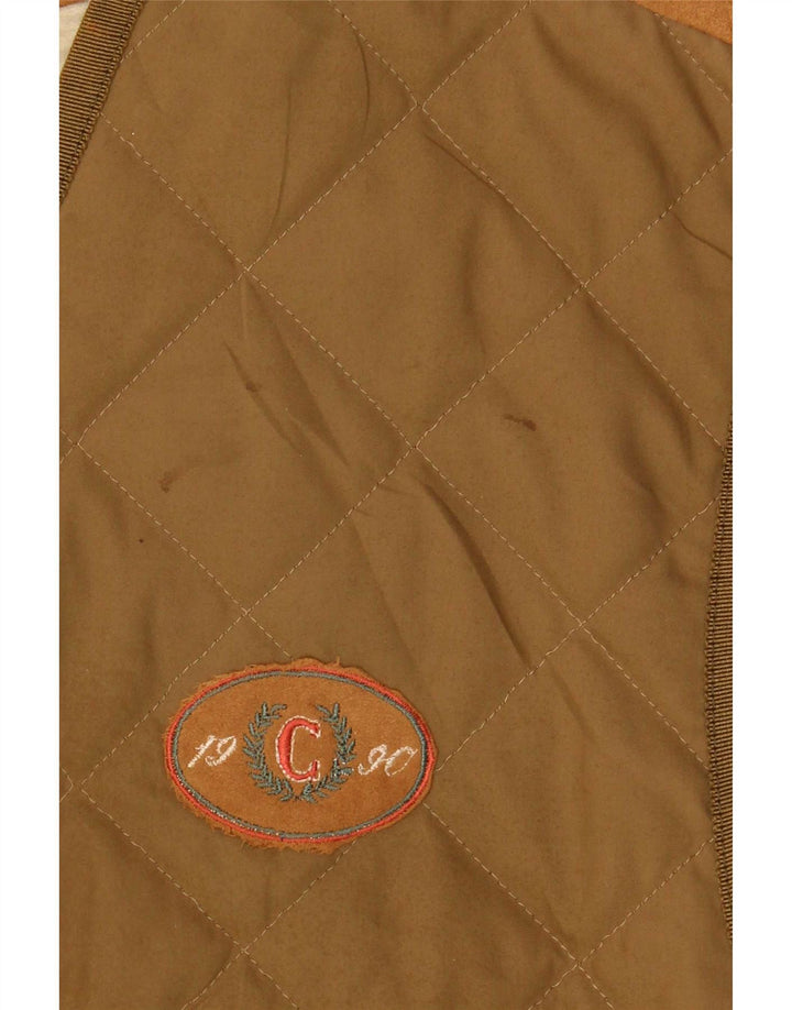 Casucci Ανδρικά Καπιτονέ Gilet UK 36 Μικρός Πολυεστέρας Χακί