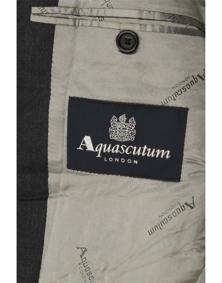 Aquascutum Ανδρικό σακάκι με 2 κουμπιά UK 36 Γκρι μαλλί