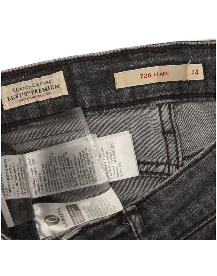 LEVI'S Γυναικείο Τζιν 726 Flared W24 L30 Γκρι Lyocell