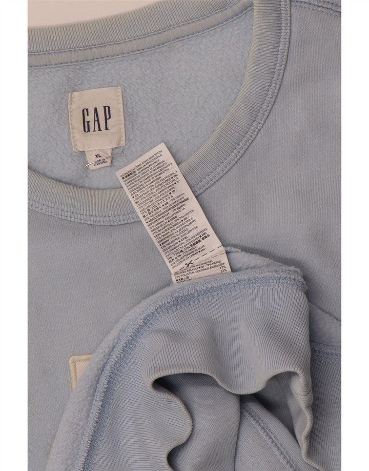 Ανδρικό γραφικό φούτερ Gap Jumper XL Μπλε βαμβακερό