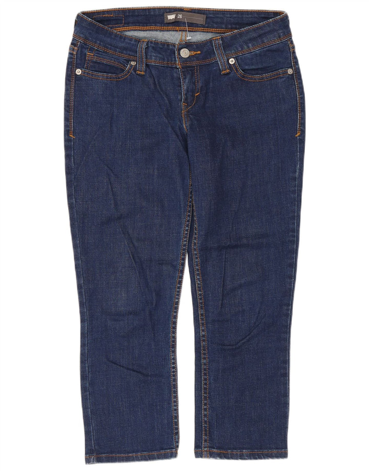 Γυναικείο Levi's Capri Jeans W26 L21 Navy Blue Cotton