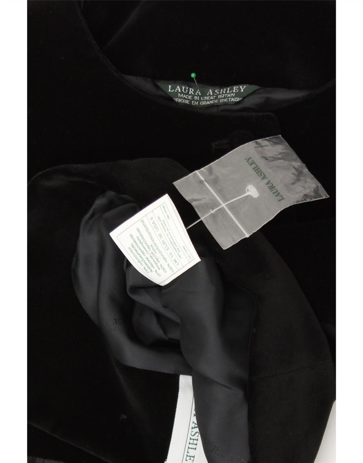 LAURA ASHLEY Γυναικείο βελούδινο μπουφάν Bolero UK 10 μικρό βαμβακερό