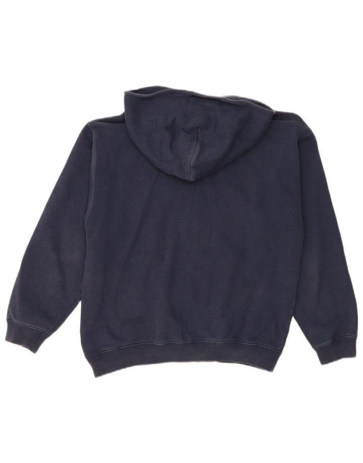 ASICS Boys Zip Hoodie πουλόβερ 11-12 ετών Navy Blue
