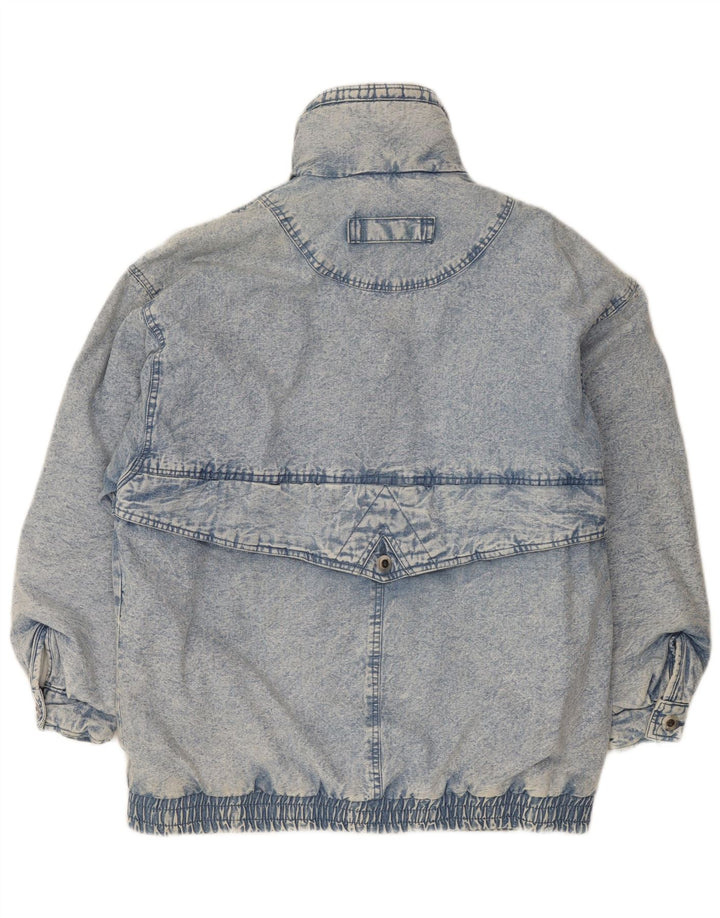 Vintage Γυναικείο Υπερμεγέθη Τζιν Παλτό UK 18 XL Μπλε Βαμβακερό