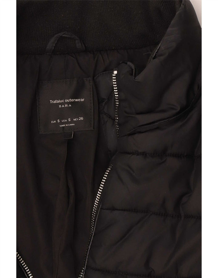 Zara Γυναικείο μπουφάν Trafaluc UK 10 Small Black